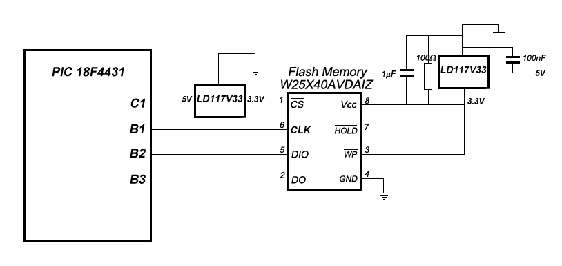Robot Drummer Flash memory circuit.jpg