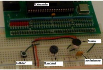 Microphone Circuit and PIC photo