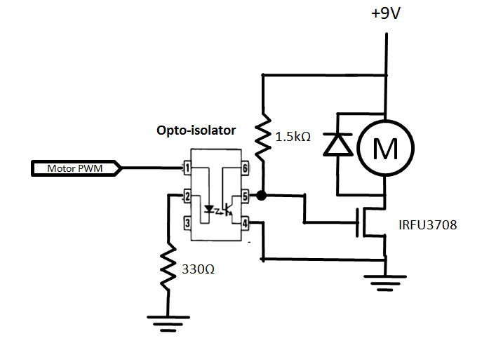 Opto isolator example circuit.gif